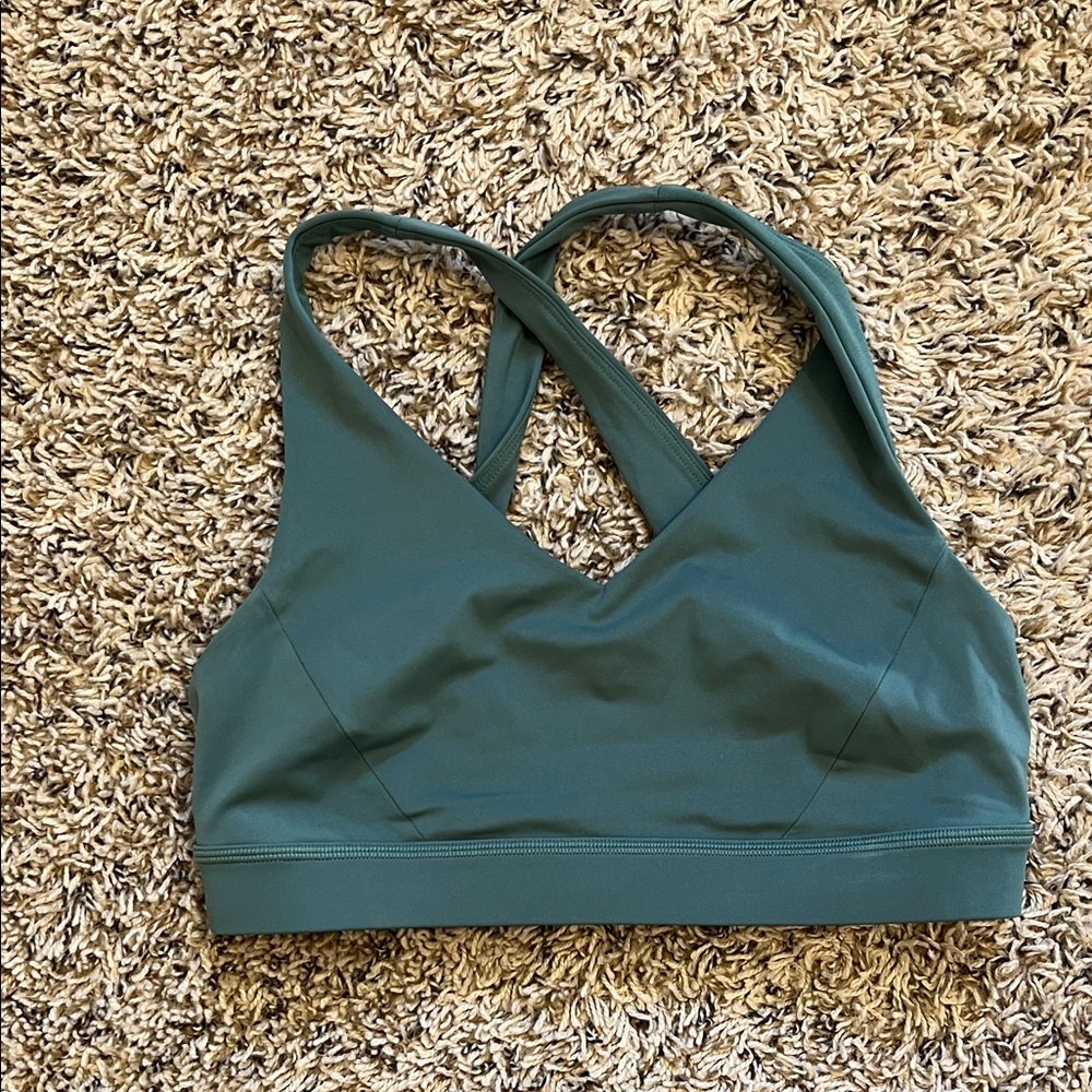 Lululemon Athletica Deep Green Sports Bra